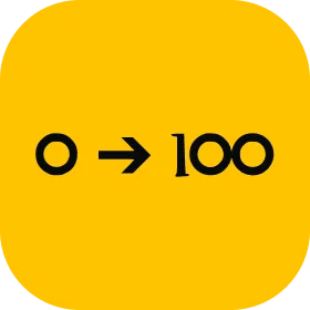 0→100